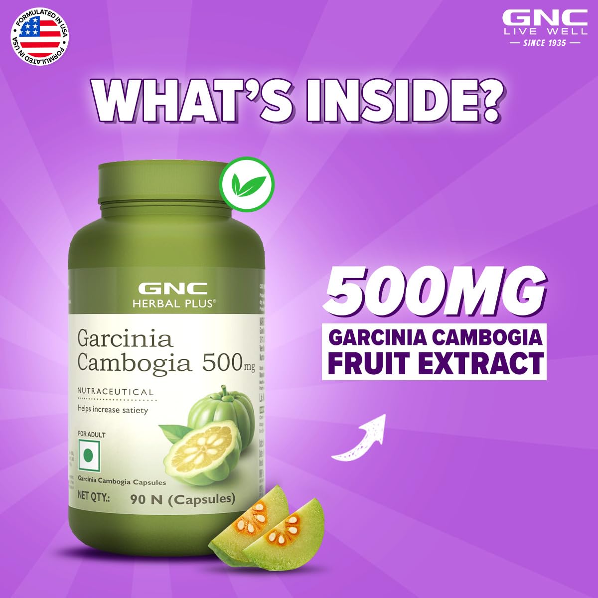 Buy Now Gnc Herbal Plus Garcinia Cambogia | 90 Capsules | Aids In We... 8 Buy Now Gnc Herbal Plus Garcinia Cambogia | 90 Capsules | Aids In We...