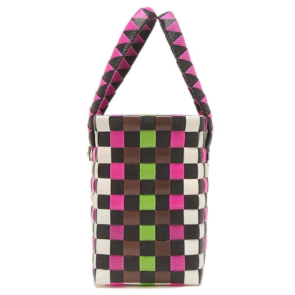 MARNI マルニかごバッグ 紫x黄xピンク(総柄) 楽天市場】マルニ MARNI かごバッグ ダイヤモンドバスケット