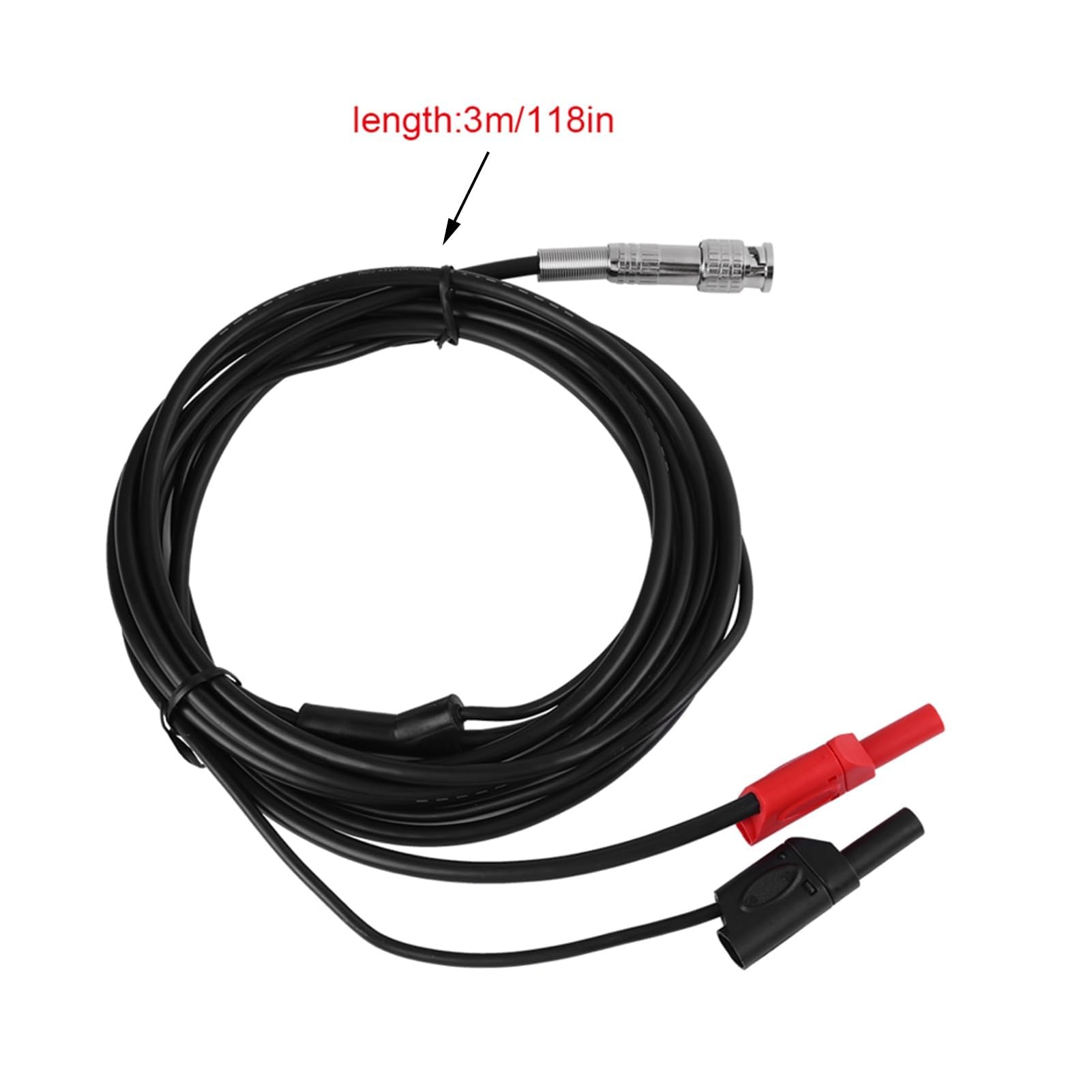 3 Meter HT30A Hochleistungs Autotestleitungskabel von BNC zu Bananenkopf Adapterkabel zur Unterstützung von Kfz Messinstrumenten