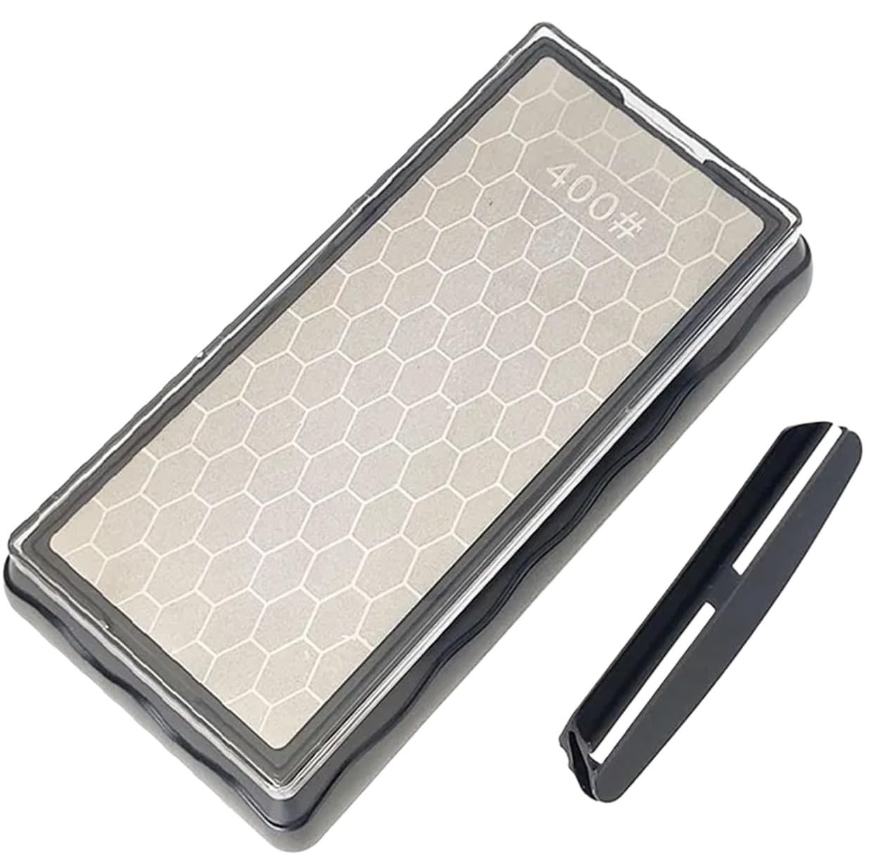 Profesjonalny kamień do ostrzenia noży, Dwustronna diamentowa ostrzałka do noży o ziarnistości 400/1000 i 600/1200(400 1000 Grit 180mm)