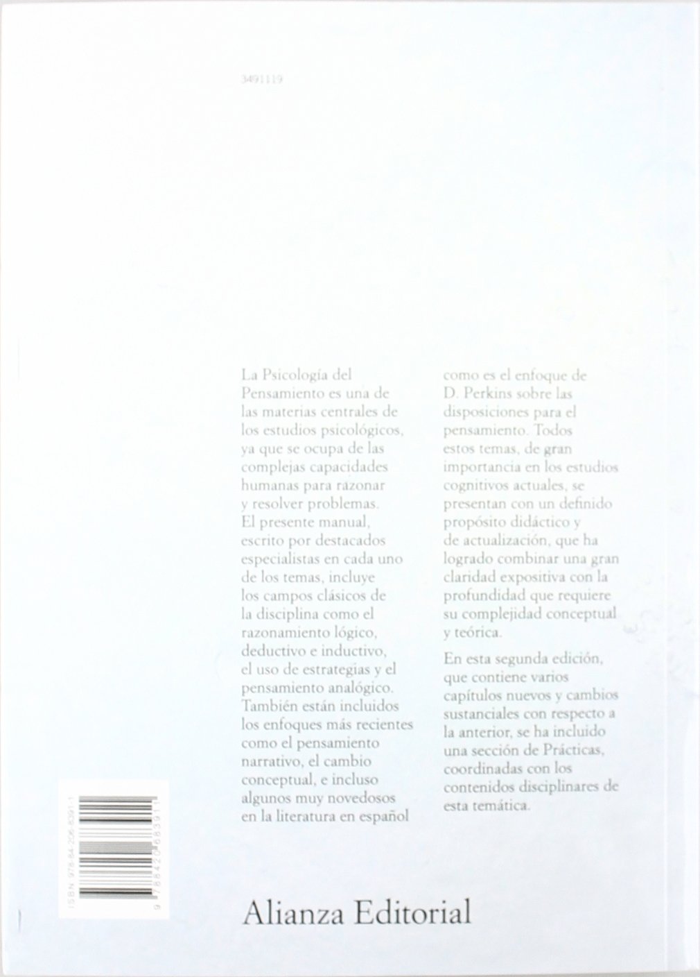 Psicología del pensamiento: Teoría y prácticas (El libro universitario - Manuales)
