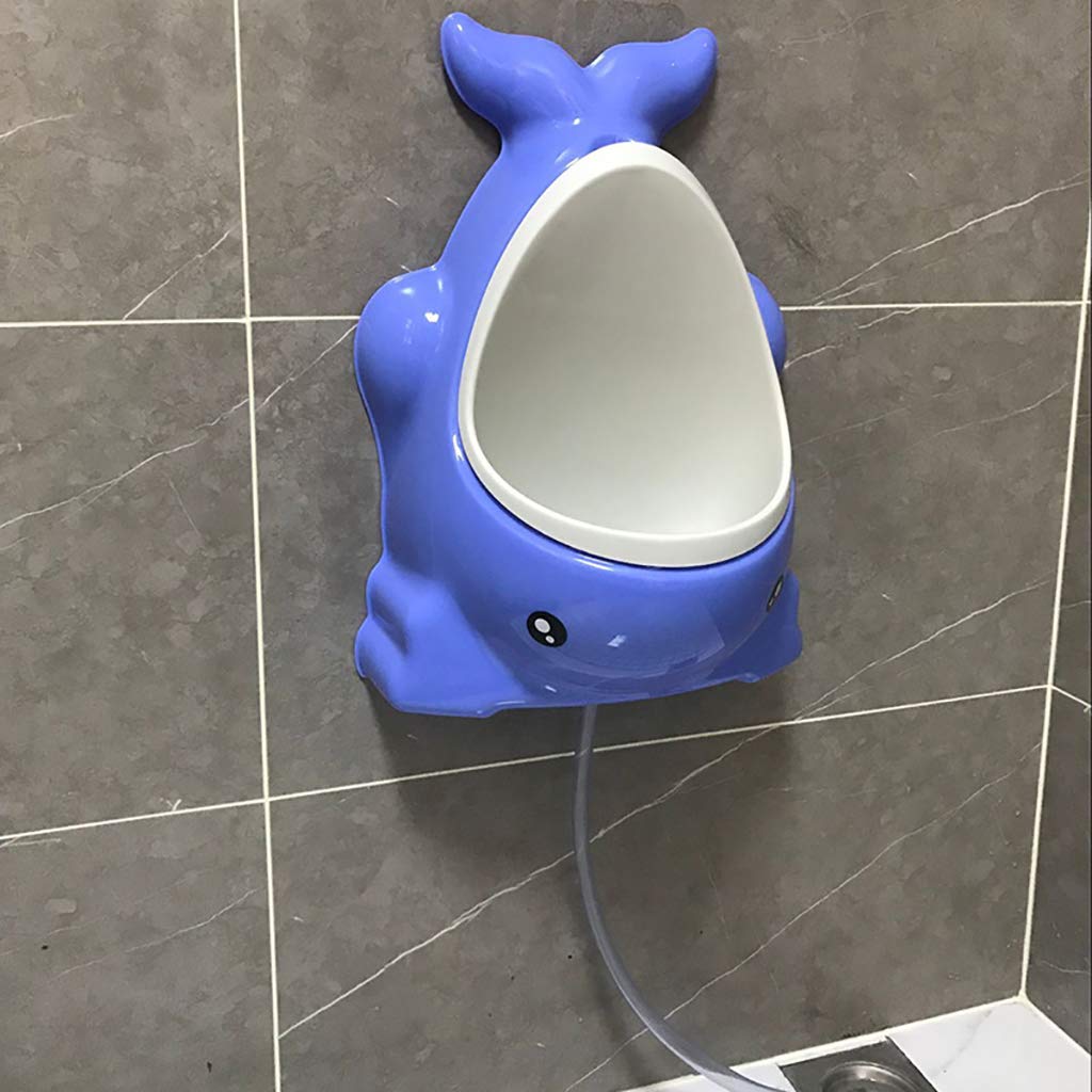 Orinatoio per Bambini Vasino da Allenamento, Bersaglio Interessante per Bambini Orinatoio da Parete per Bambini, Design Diviso per Un Facile Lavaggio,Blu