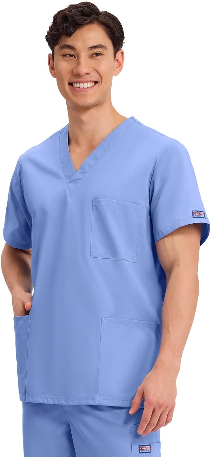 Cherokee Womens Unisex V-Neck Top - Image 4