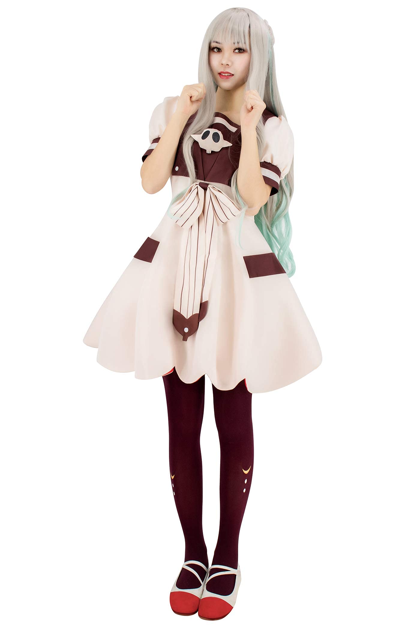 Buy CZOFEKYashiro Nene Cosplay Costume Dress with Socks Women US Size XSXXXL Online at