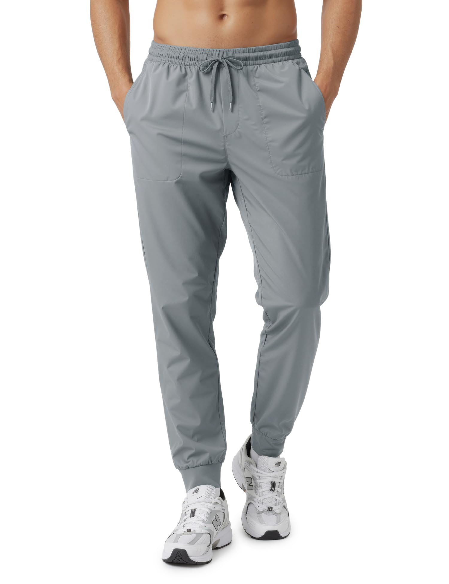Men's Microfibre, Ultra-Lightweight, Durable, 4-Way Stretch Araam Joggers-image-6