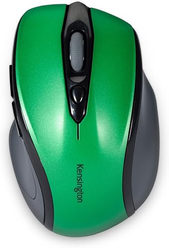 Miniatura 3 de Kensington Mouse inalámbrico Pro Fit de tamaño medio, verde esmeralda (K72424AM)