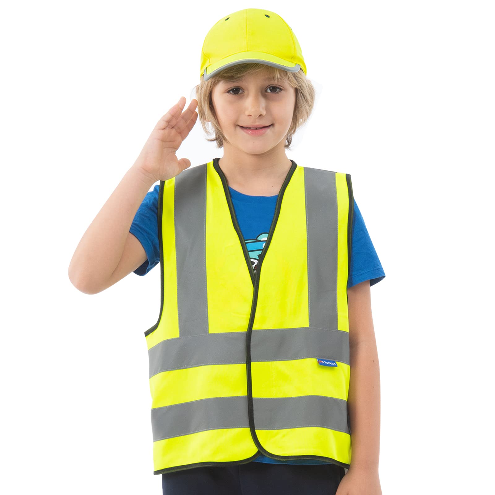 AYKRM Kids High visibility viz vest hi vis viz reflective safety vests