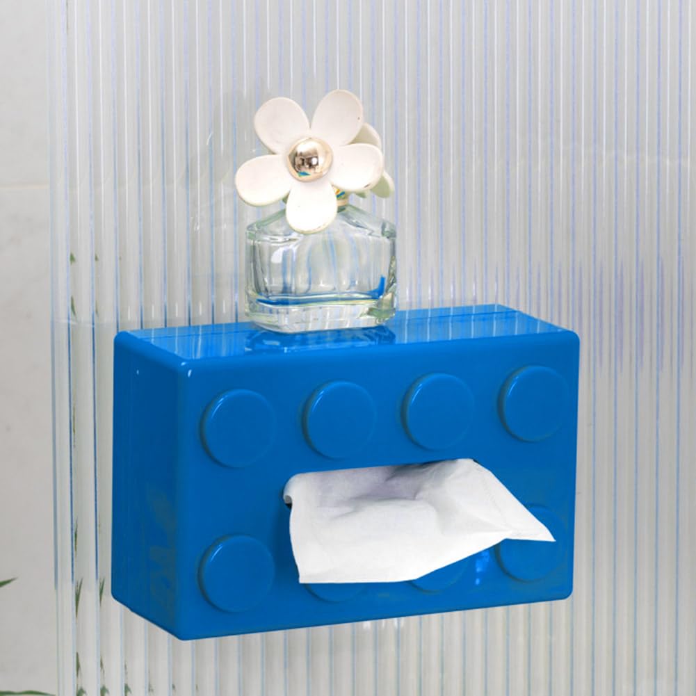 Lego-style Taschentuchbox - Kreative Bauklotz-Abdeckung Für Taschentücher