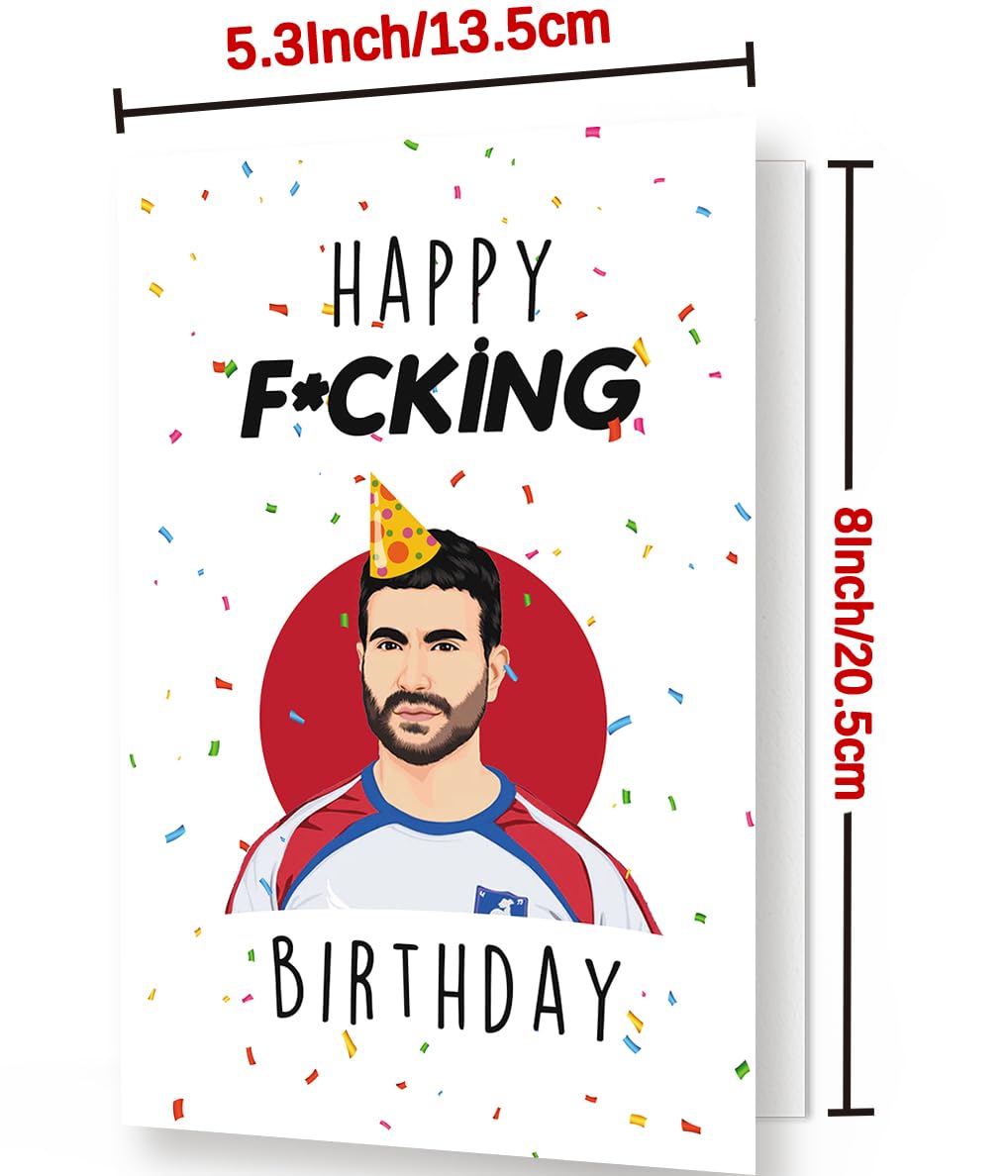 VvOoOvV - Tarjeta de cumpleaos de Roy Kent para l Her, Rude Ted Lasso programa de televisin para fanticos de la televisin, regalo especial de cumpleaos con sobre - Image 2