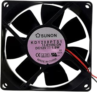 for KD1208PTS1 12V 1.9W 80MM Fan - 8025 8CM 2-Wire Cooling Fan 80X80X25MM