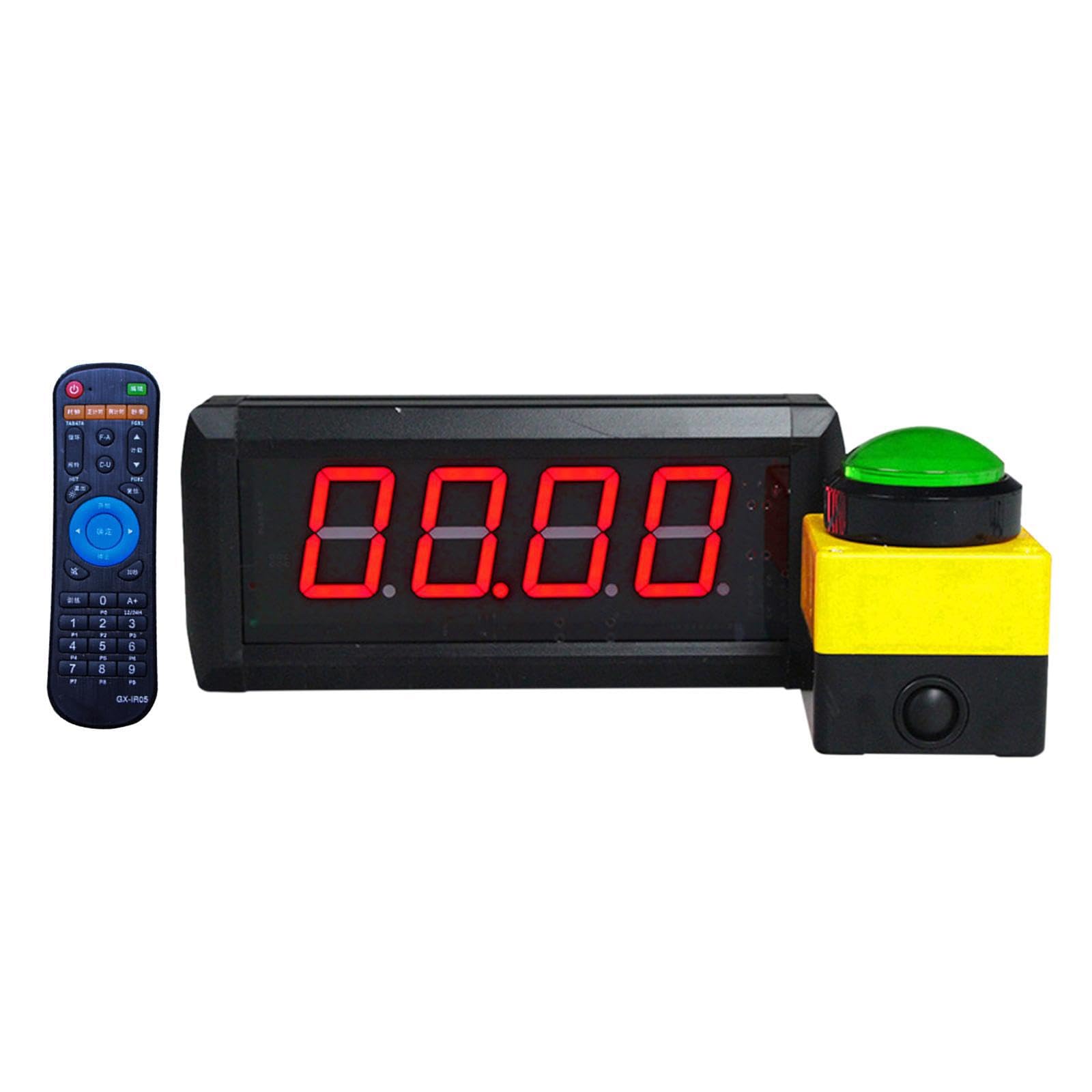 Tragbare Zeitschaltuhr aus Aluminiumlegierung mit LED Anzeige für Werbeveranstaltungen. Großer digitaler Timer mit LED, 10 Sekunden Challenge usw.