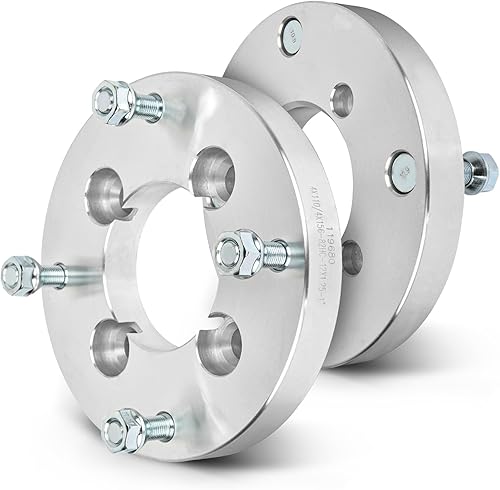 SCITOO 2 adaptadores de rueda de 4 x 110 a 4 x 156 pulgadas de diámetro de 12 x 1.25 pulgadas, adaptadores de rueda de 1 pulgada, 4 lengüetas