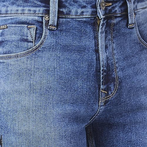 Image of Spykar Men's Rafter Boot Cut Mid-Rise Casual Jeans