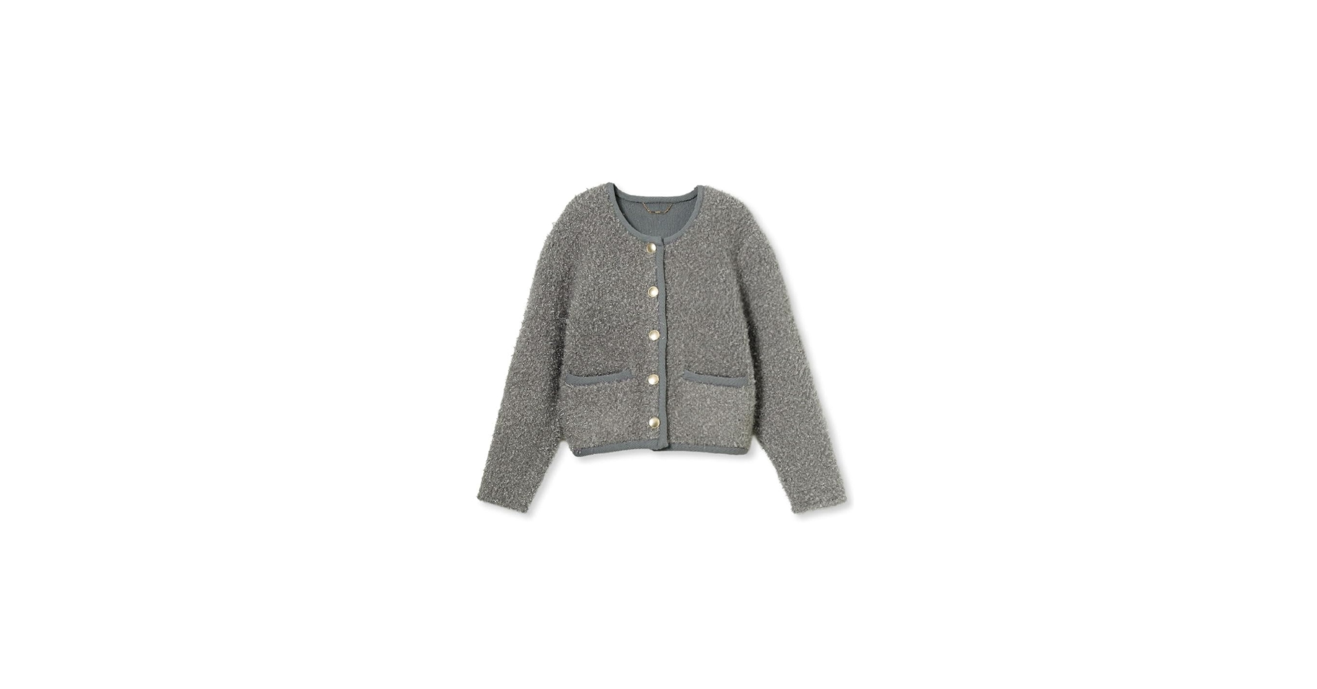 Amazon.co.jp: [セルフォード] ファンシーヤーンダブルフェイスニット