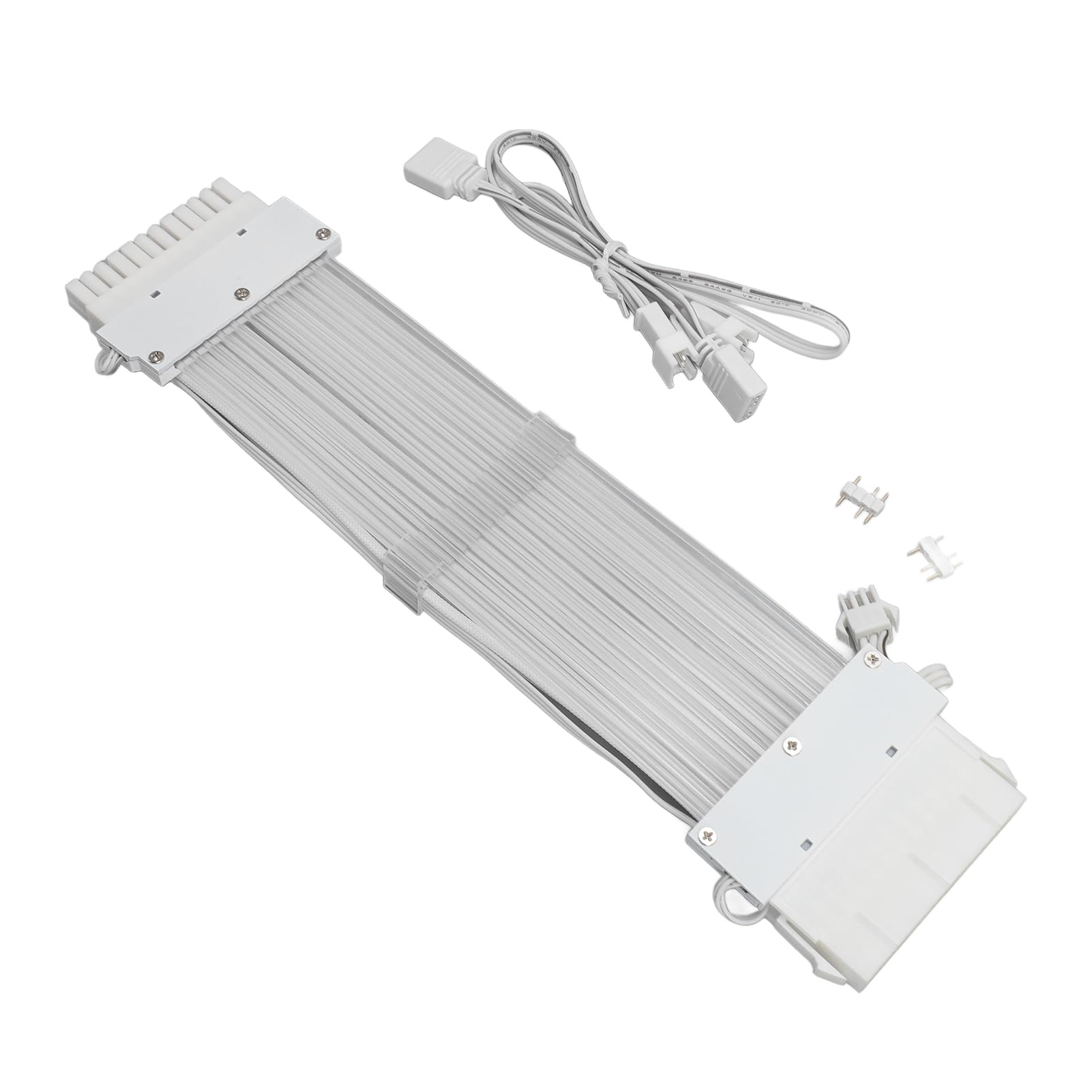 Socobeta Câble D'extension ARGB 24P, Câble D'alimentation Flexible et Durable pour Projets de Bricolage, 245mm coloré