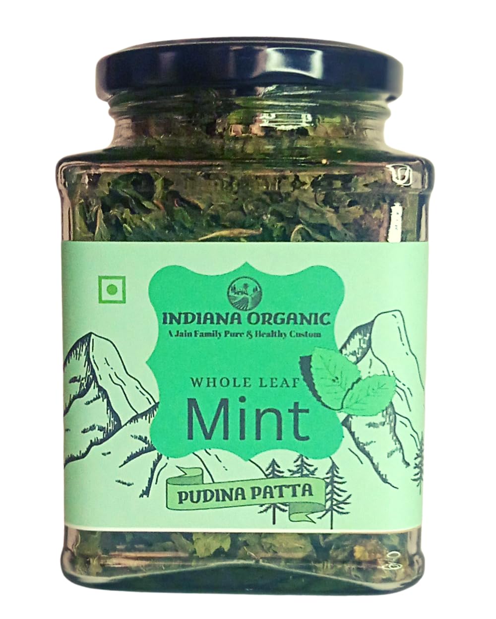 Indiana Organic Pudina leaves Mint leaves stemless whole leaves, No danthal - 25 gram (B0CL37M4MK) Amazon Price History, Amazon Price Tracker