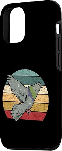 Miniatura 5 de Funda para iPhone 12 mini paloma vintage, citas divertidas para amantes de las palomas