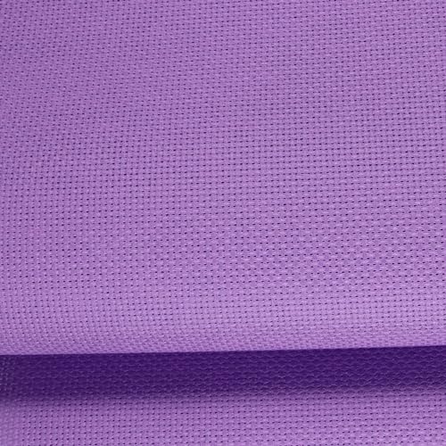 Image of KCS 12 inch x 59 inch (30cmx 149cm) 14CT Counted Cotton Aida Cloth Cross Stitch Fabric (Lavender)