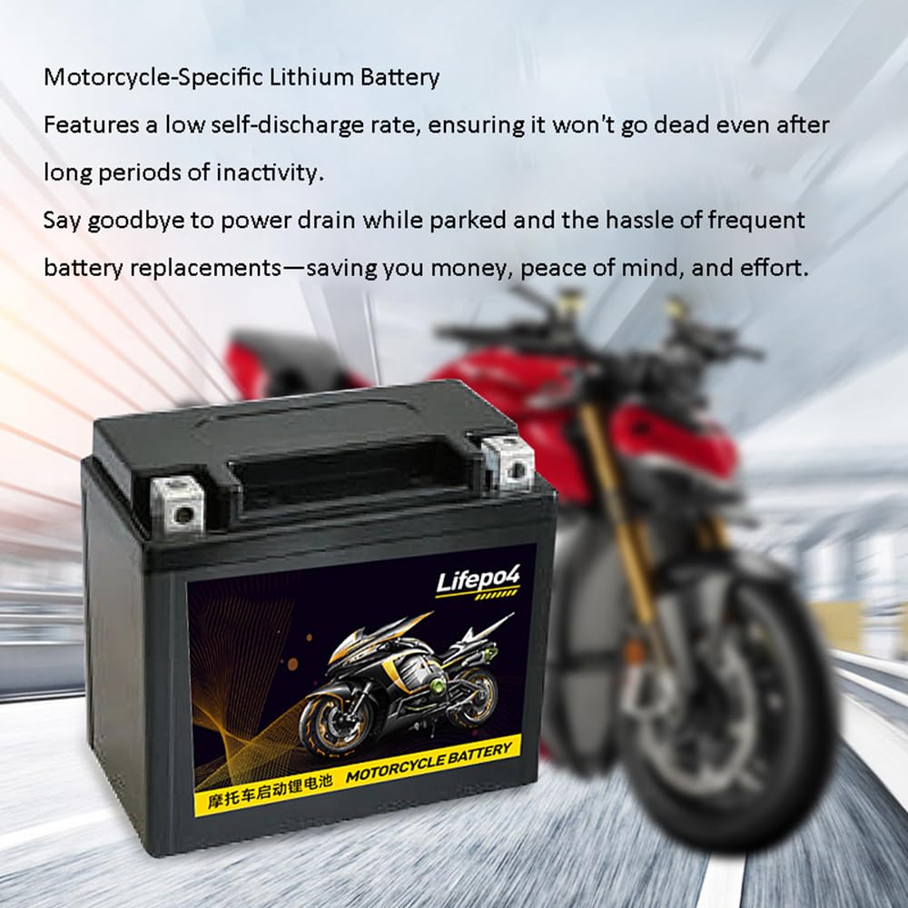 Akumulator rozruchowy LiFePO4 12V (4Ah, 5Ah, 7Ah, 9Ah, 12Ah, 15Ah, 20Ah) do motocykli, skuterów i motorowerów – litowy akumulator Powersport 12V