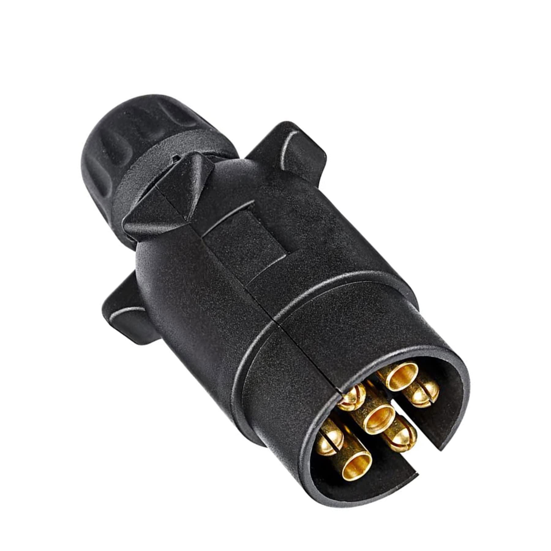 1 Pezzo Spina 7Poli Rimorchio 12v,Spina 7Poli per Macchine Agricole, ISO1724,Impermeabile,Presa 7Poli 12v Maschio, Spina 7Poli per Rimorchio Trattori Portabici Auto RV (DG7PS-1)