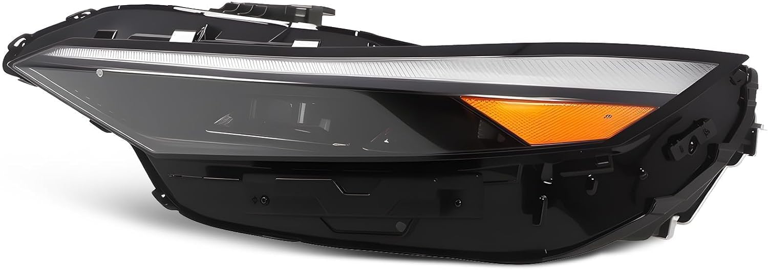 Left Headlight Assembly Compatible with Elan-tra SE SEL N Line GLS Preferred Luxury Limited 2024-2025 Headlamp W/Module Driver Side 92101AA740