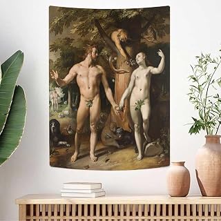 Medieval Art Tapestry Adam and Eve