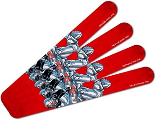 Justice League Cyborg Character Double-Sided Nail File Emery Board Set 4 Pack