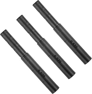 2 Pcs Golf Shaft Extension 0.52 Inch Golf Club Extensions Carbon Fiber Putter Shaft Extension Helps Optimize The Length of The Club and is a Must-Have Practical Equipment for Golfs Enthusiasts Stiff