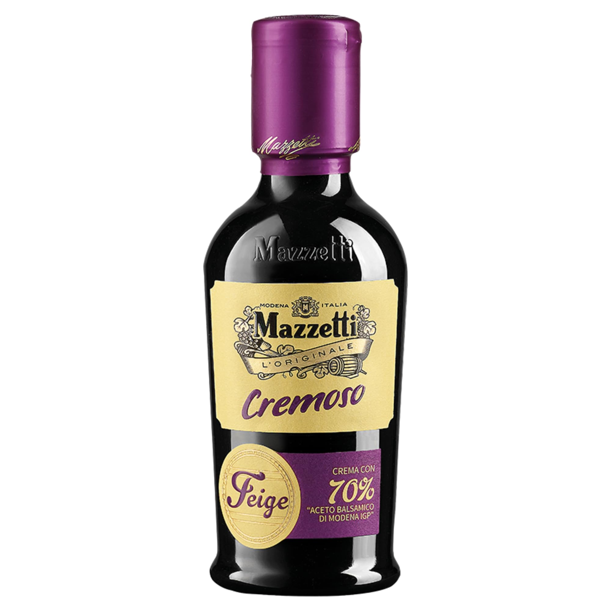 usy Bundle für Mazzetti Cremoso 70% Aceto Balsamico I.G.P. & Feige 3er Pack (3x215ml Flasche) + usy Block