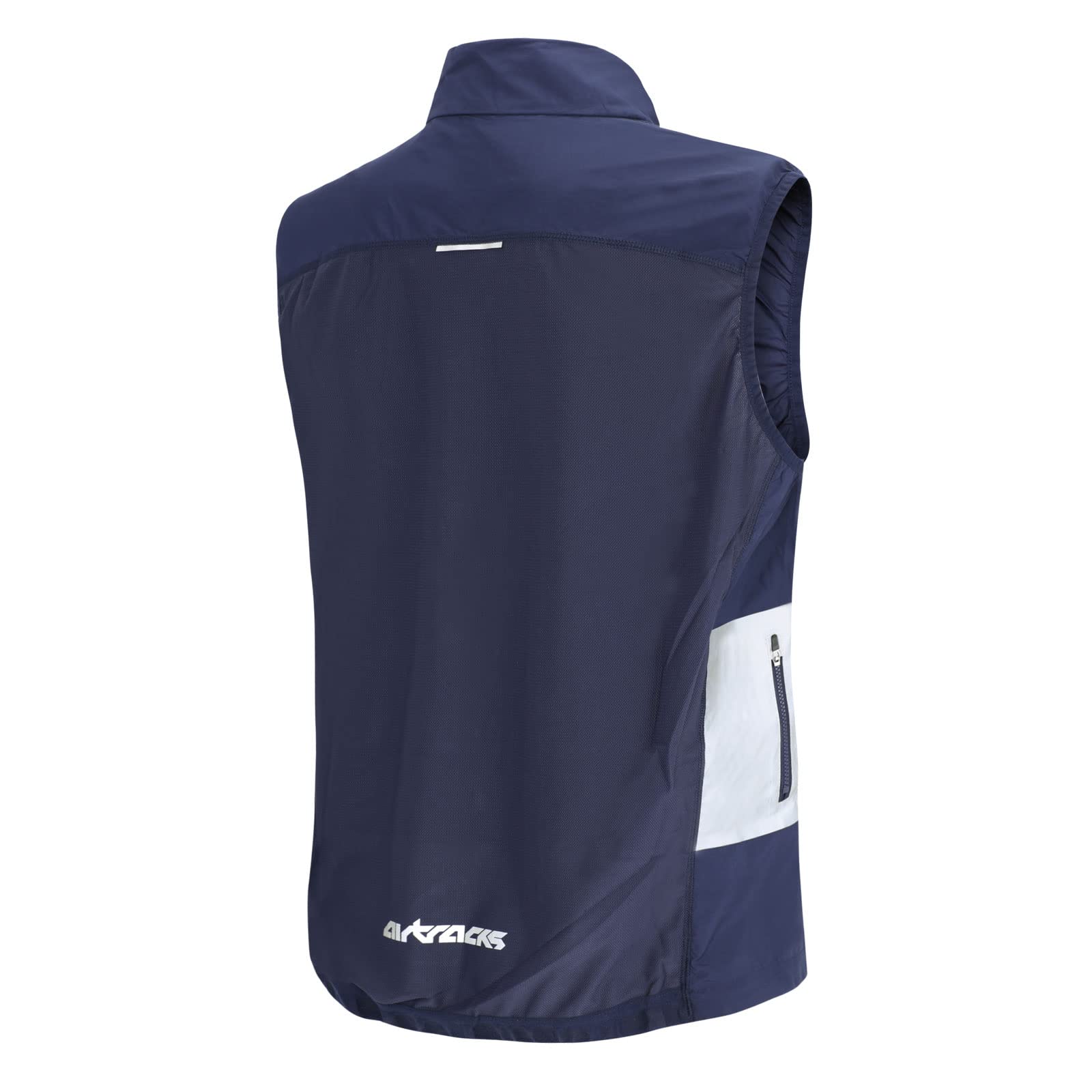 Airtracks Herren Funktions Fahrradweste Pro Line - Laufweste - Leichte Wind Weste Radweste – Atmungsaktiv– Windstopper- Reflektierend