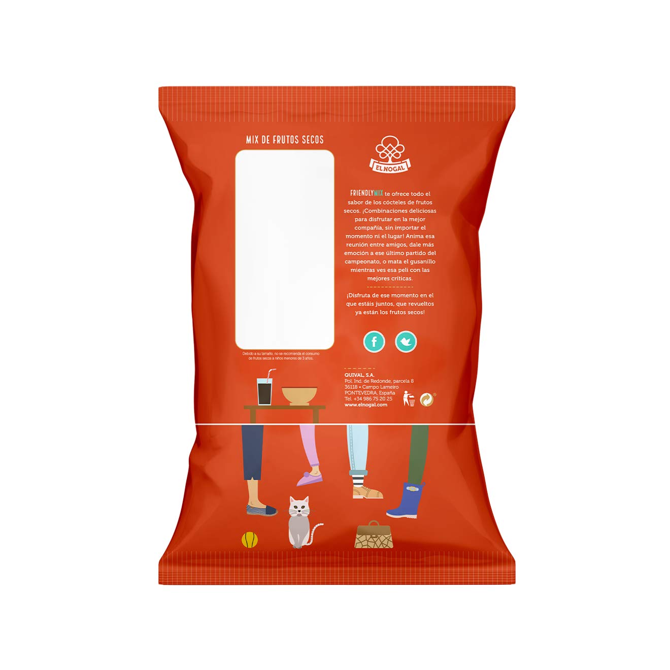El Nogal Frutos Secos Cóctel de Frutos Secos Nº1 con Pasas Bolsa, 200 G. SIN GLUTEN. APTO PARA CELÍACOS.