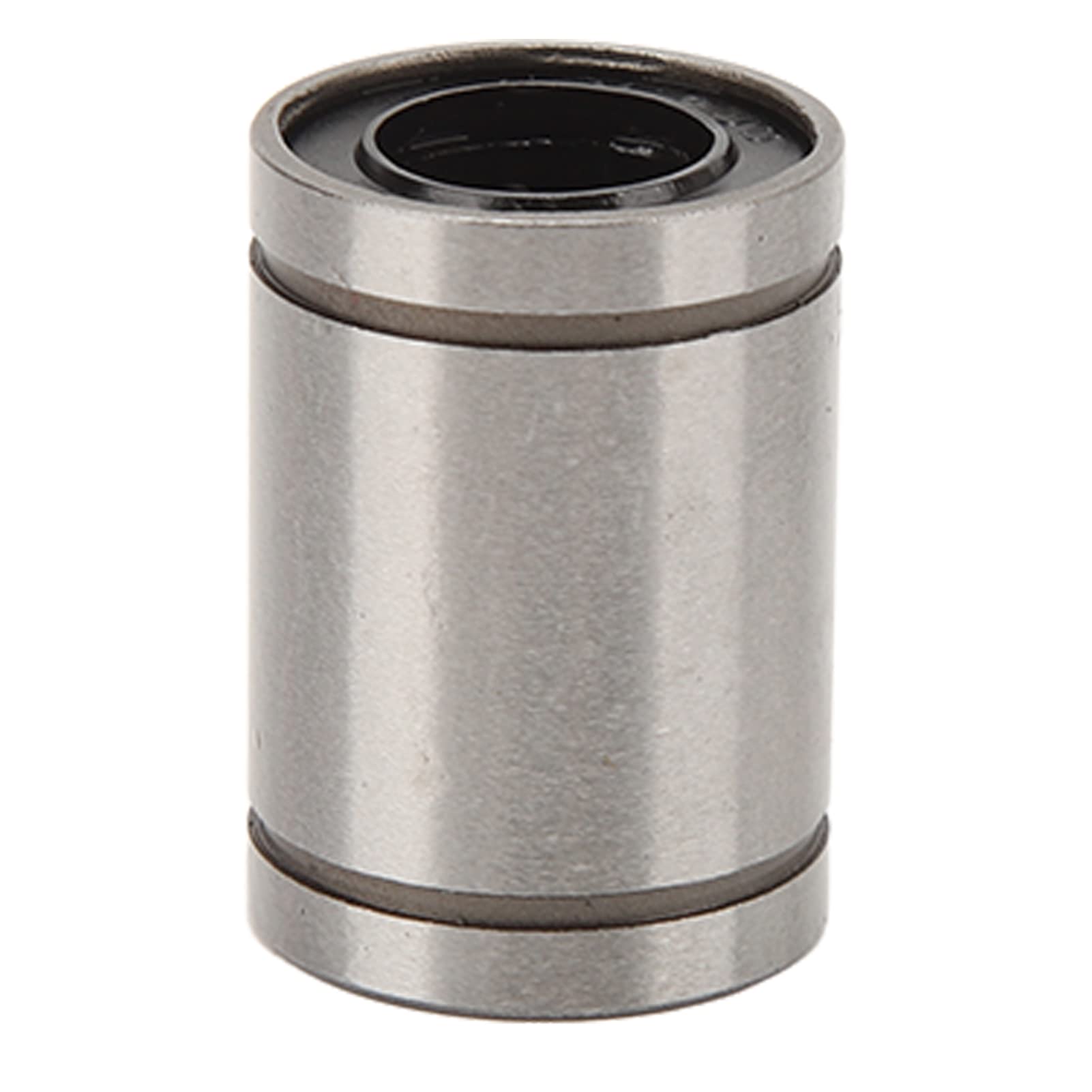 10 Pcs LM12UU Linear Ball Bearing, 12mm Bore Dia Linear Motion Bushing with Double Side Rubber Seal, Alloy Steel Rubber Sealed Rod Liner Shaft Parts for CNC Machine 3D Printer