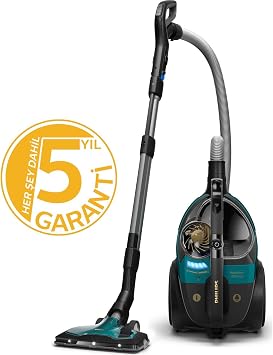 Philips Marathon Ultimate Toz Torbasız Elektrikli Süpürge, 899W, PowerCyclone 10, TriActive Ultra LED Başlık, Power Max Sensör, XB9185/07