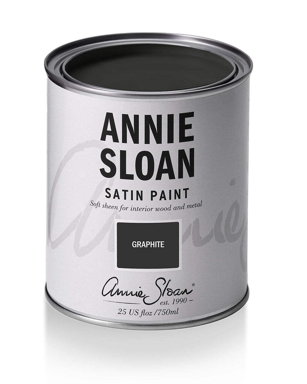 Annie Sloan Graphite Satin Paint 750Ml (Graphite)