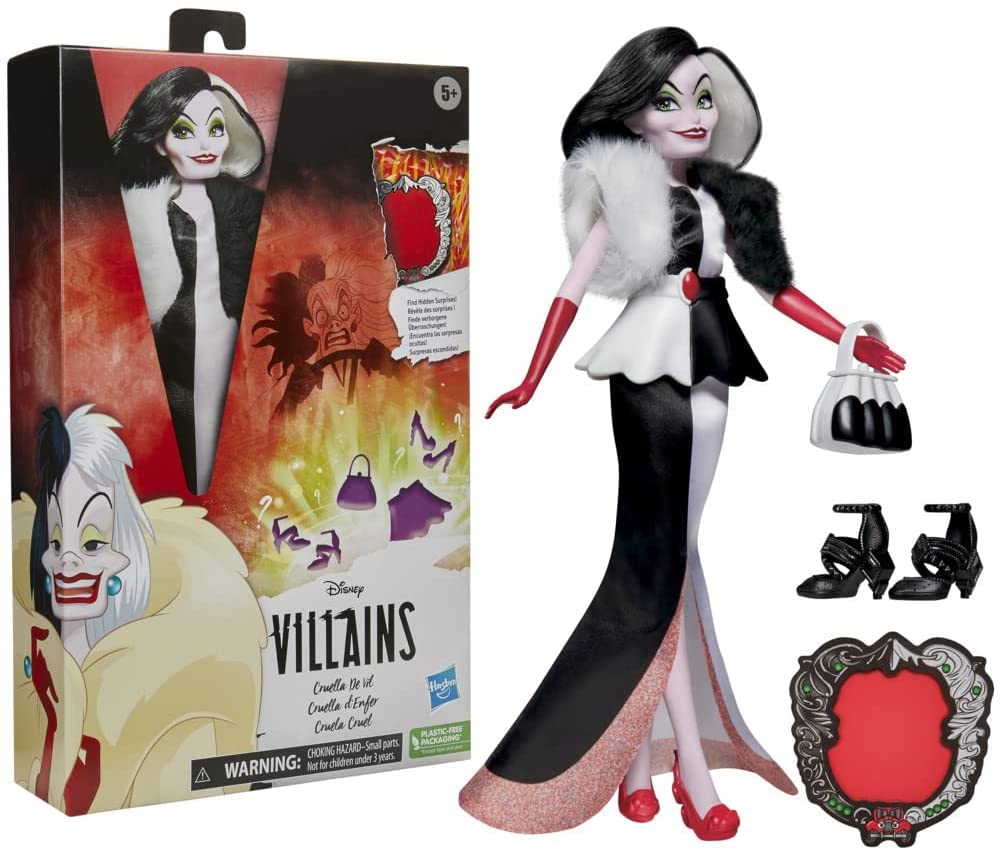 Amazon | ディズニープリンセス 悪役:クルエラ | 人形・ドール | おもちゃ
