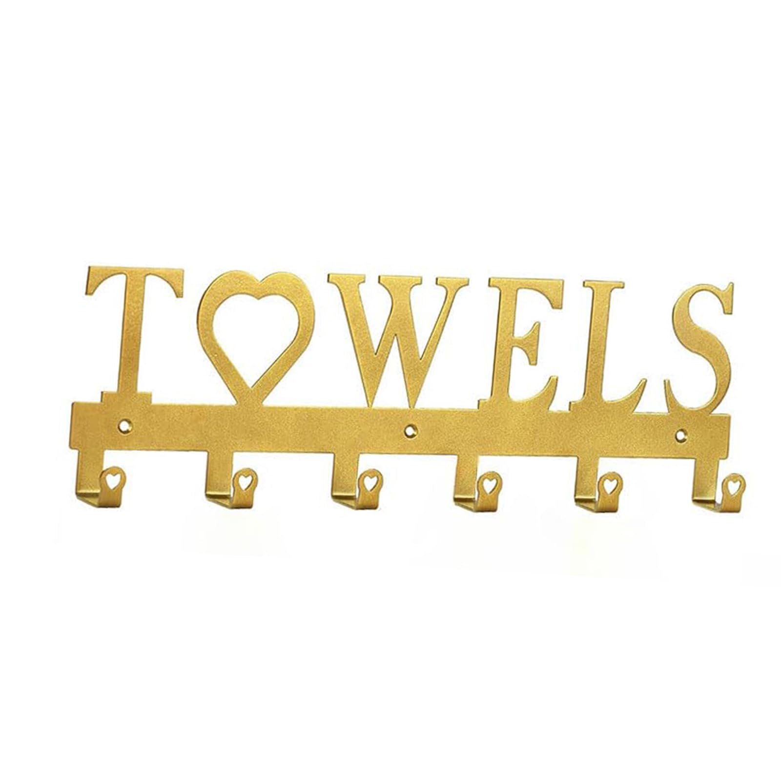 Whoasyst Duty Stainless Steel Towel Hook Set of 5 Hooks Wide Towel Hanger Perfect for Organizing Bathrobes and Linens Rustless Hook