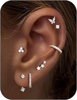 M MOOHAMHypoallergenic Earring Jacket Stacks in Pakistan