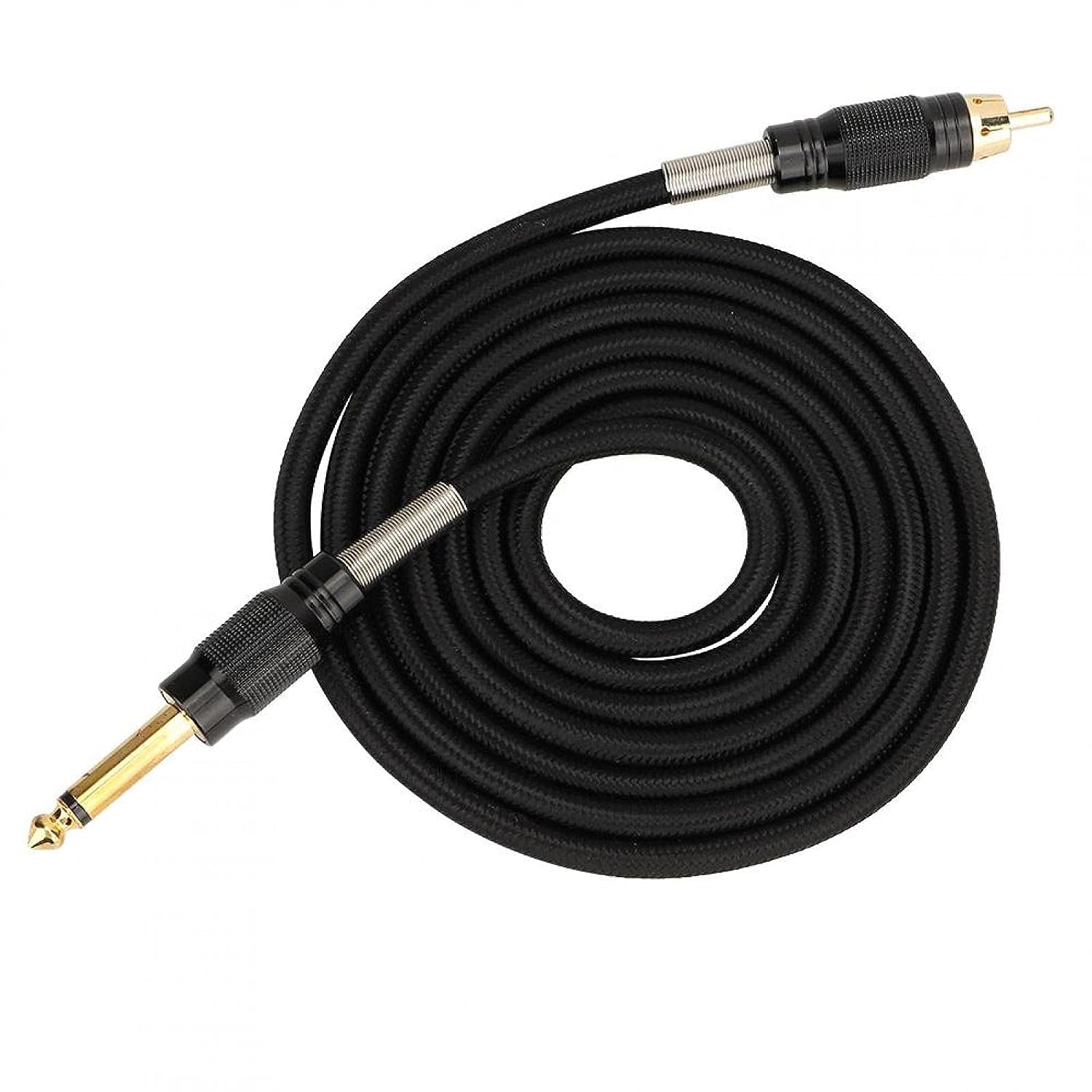 1.8m Tattoo Cable Tattoo Alloy Straight Connector Clip Cords for Tattoo Salon(Black)-image-44