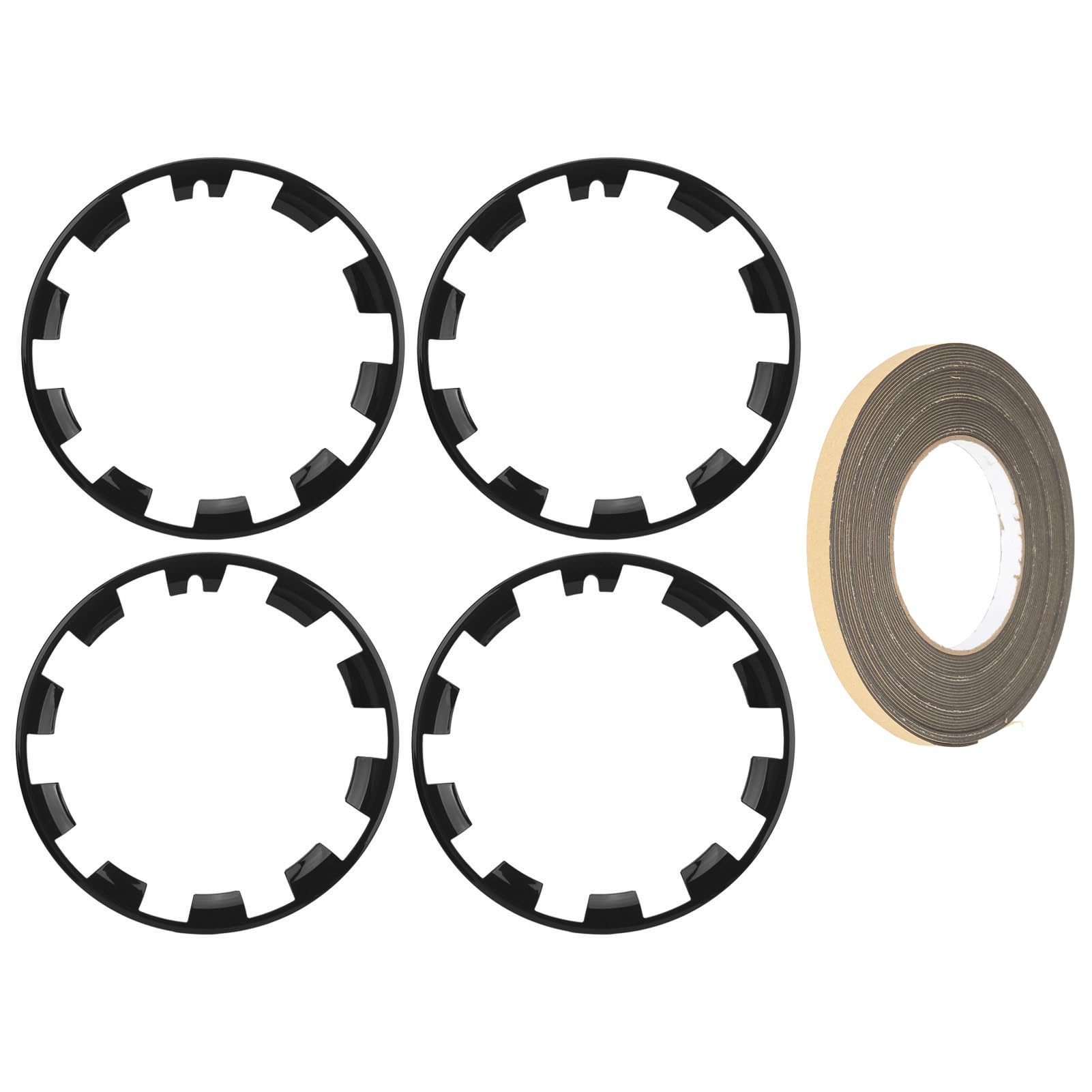 Protezioni per Cerchioni per Ruote per Auto da 4 Pezzi - Striscia di Decorazione 'anello delle Guardie del Bordo del per con da 20 Pollici (#1)