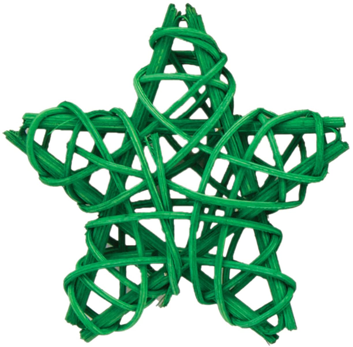 Baker Ross FC219 Christmas Rattan Stars - Pack of 15, Make Your Own Christmas Decorations for Kids to Decorate and Display, Natural Crafts for Seasonal Displays