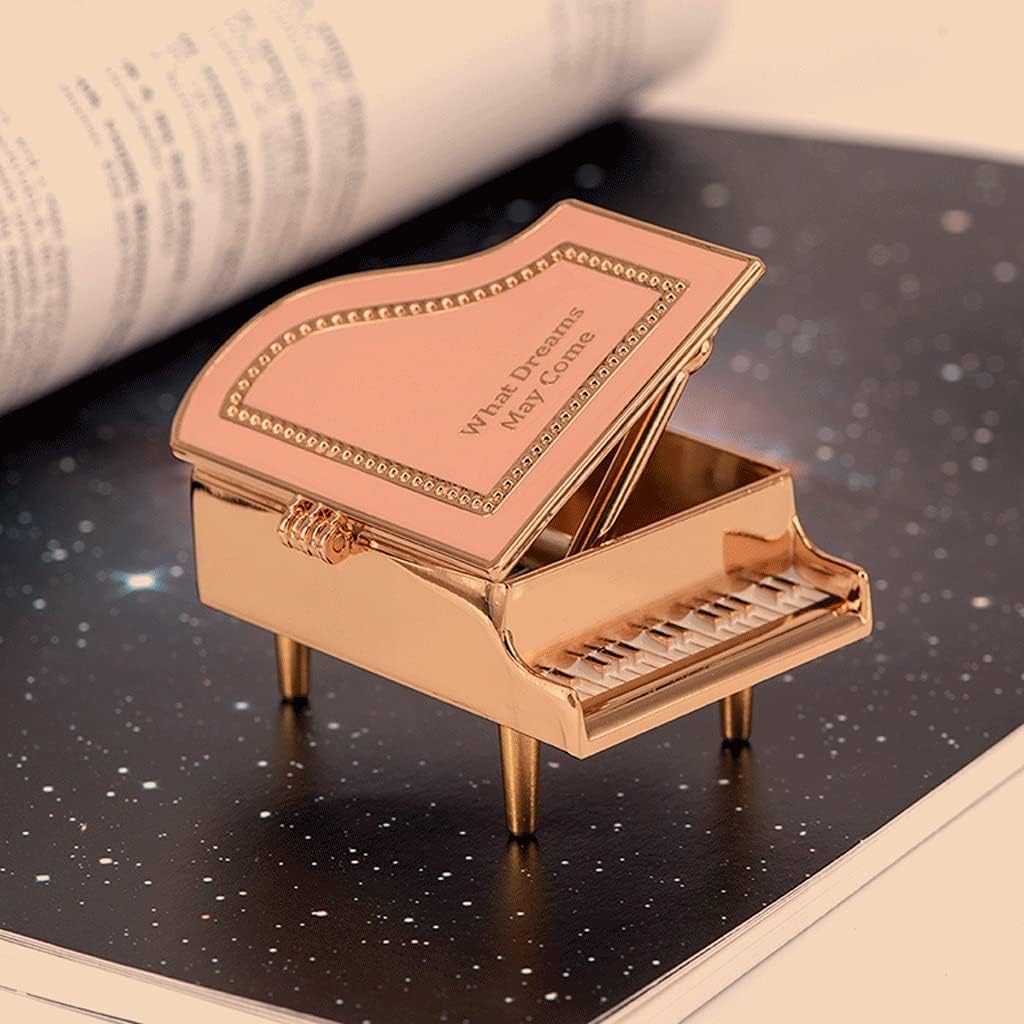 Music box Classic Design: The Piano Cover Can Be Opened Freely. Use The SimpleSt Black and White Keys to Strike The Most Complicated Variations CreatiVity: Dedicated to you, A Golden Piano Song to Rem