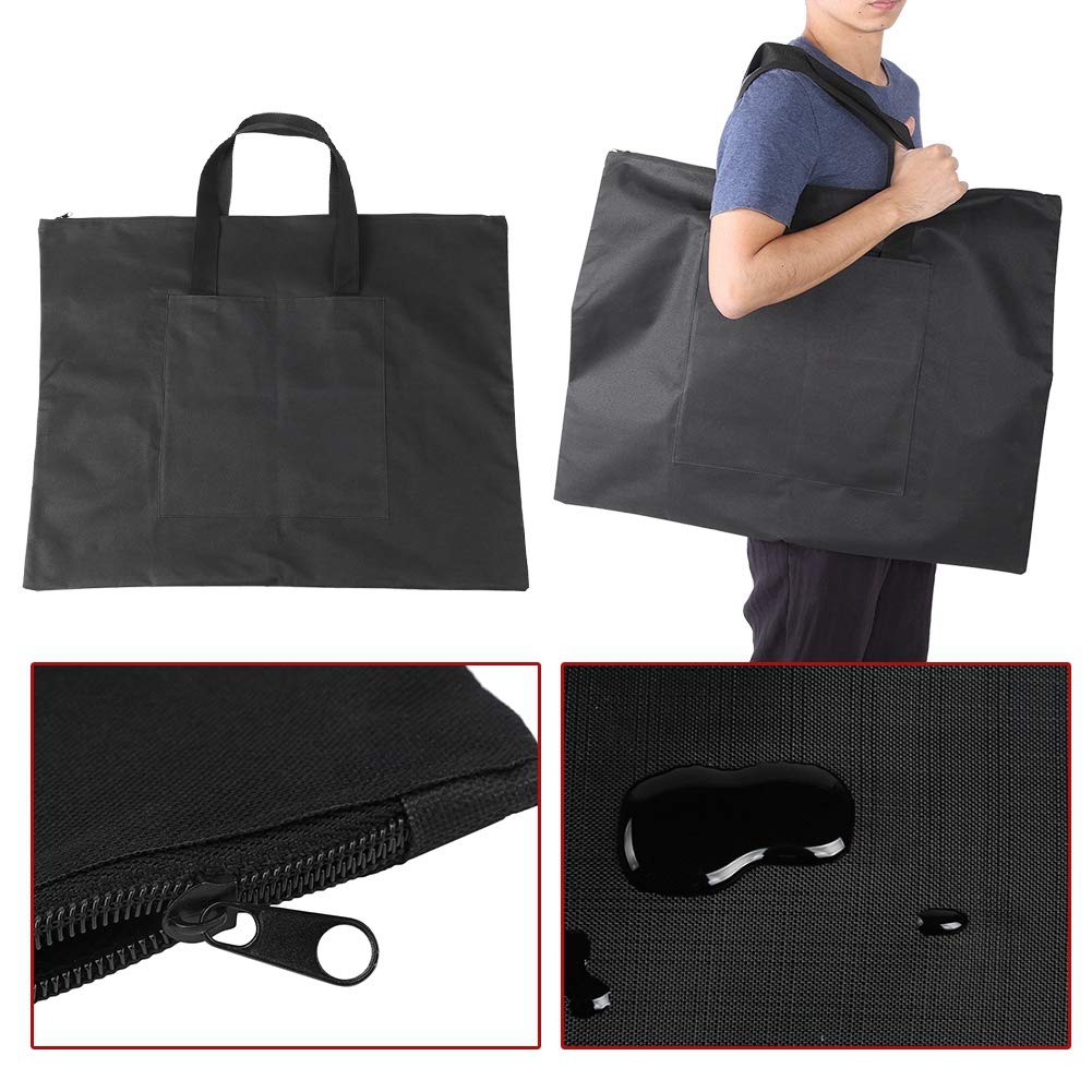 Hztyyier 21,3 x 26,4 pollici Canvas Art Schizzo Tavolo da disegno Borsa per il trasporto di file per artisti Articoli da viaggio per schizzi all'apertoBorsa portaoggetti per pittura A2 Painting Tools