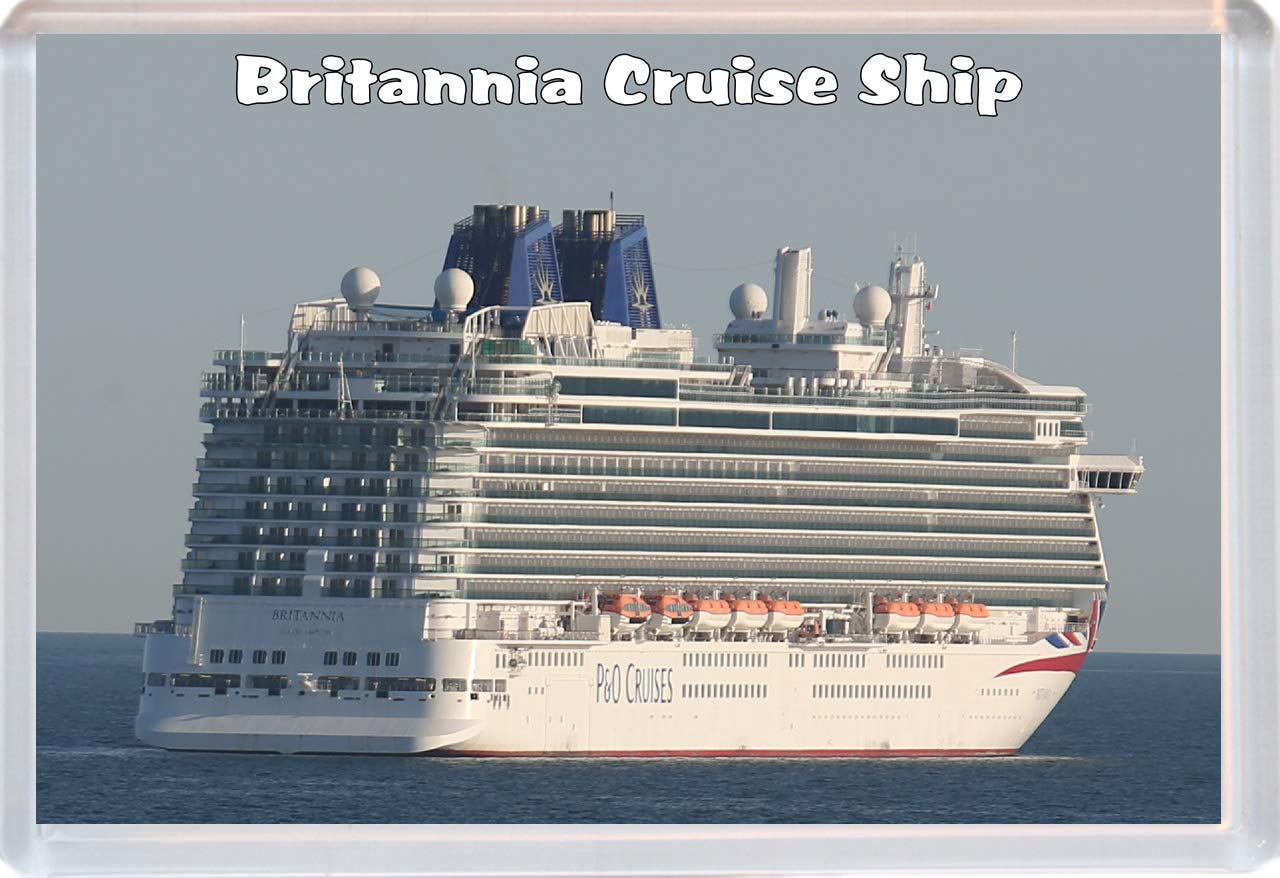 Baked Bean Store Britannia Cruise Ship - Jumbo Fridge Magnet/Magnets Bbsm2002