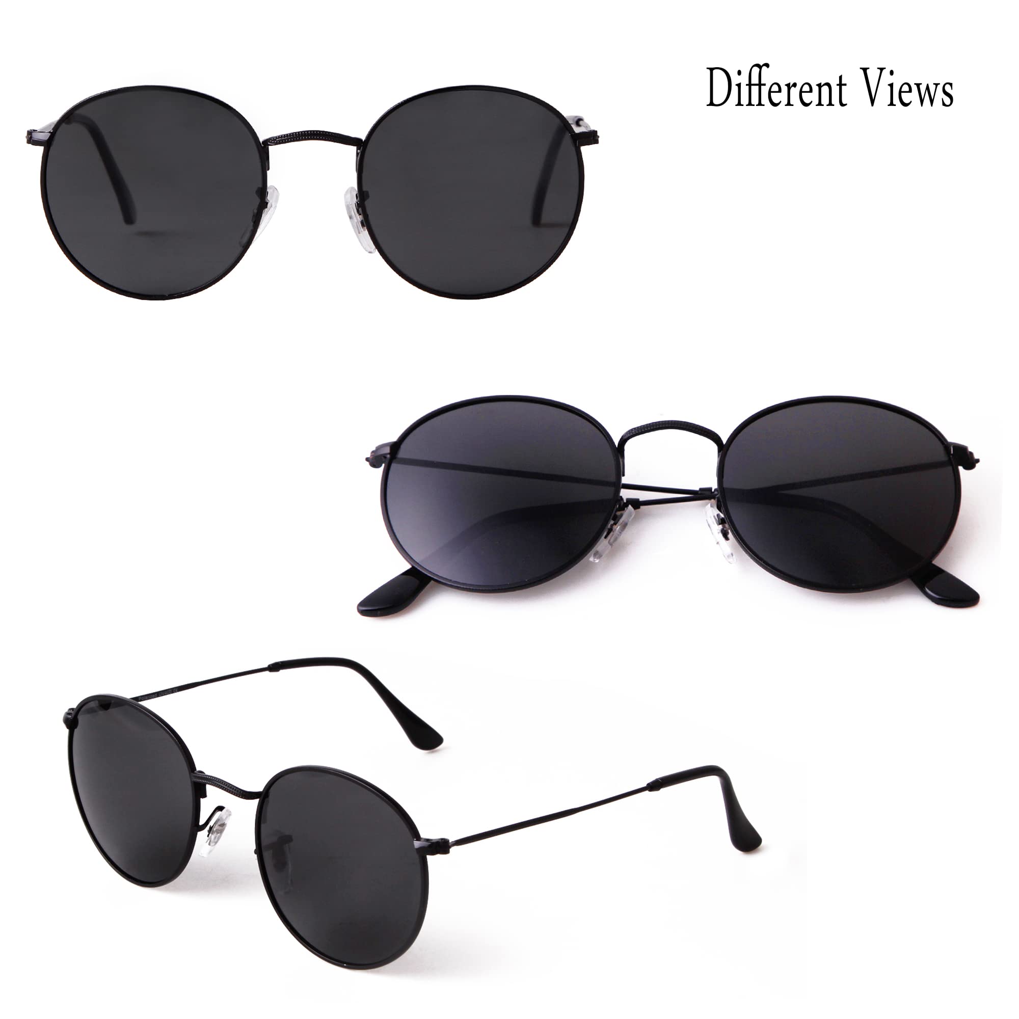 Runde Damen-Sonnenbrille, kreisförmig, polarisiert, UV-Schutz