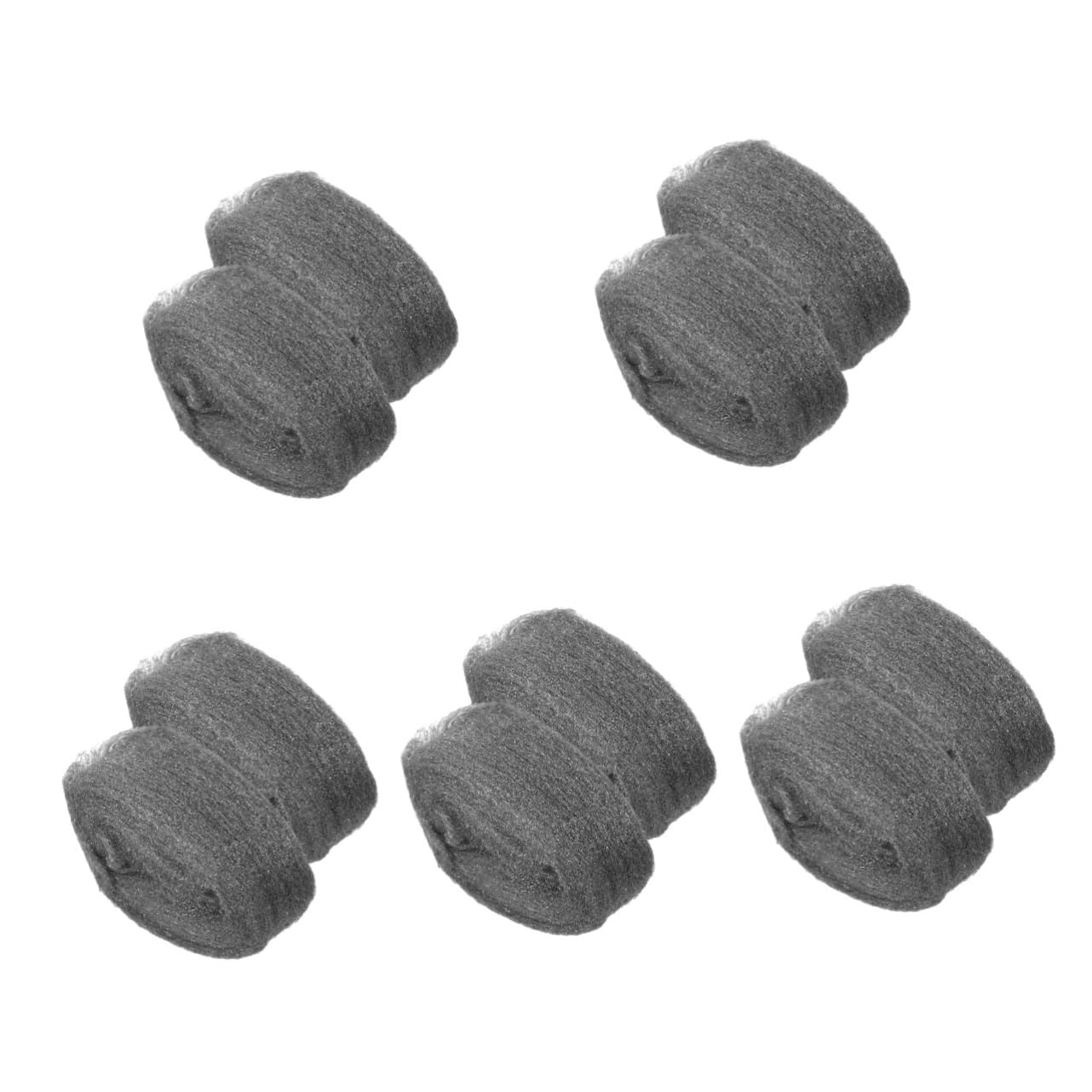 GLEAVI 10piezas Acero Inoxidable Lana De Acero Reutilizable para Pulido y Limpieza De Superficies Ventanas para Tareas De Limpieza y DIY