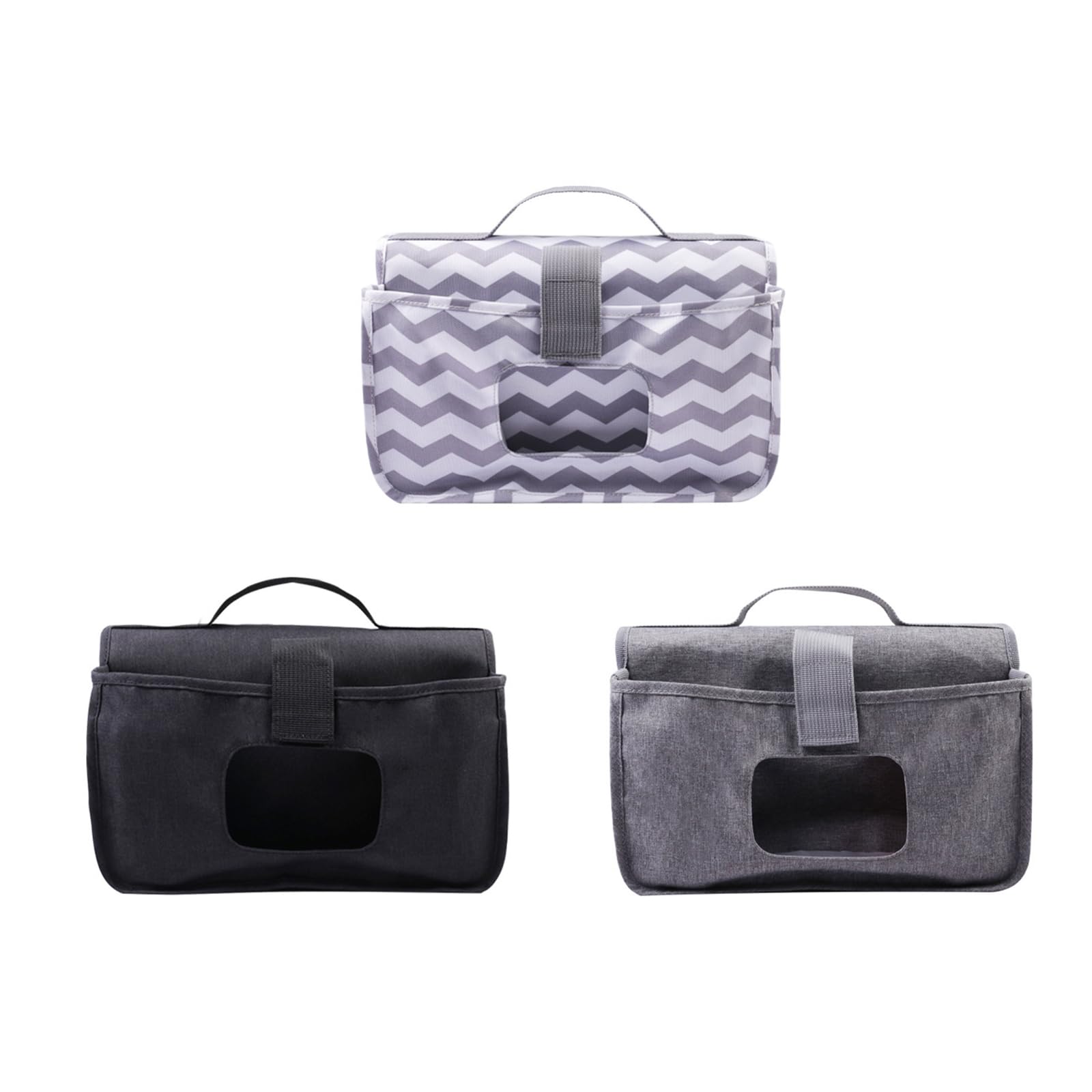 Lightweight Stroller Wet Wipes Holder Handy Storage Bag Nappy Changing Mat Bottle Holder Practical Storage Bag Baby Stroller Organizers with Cup Holder