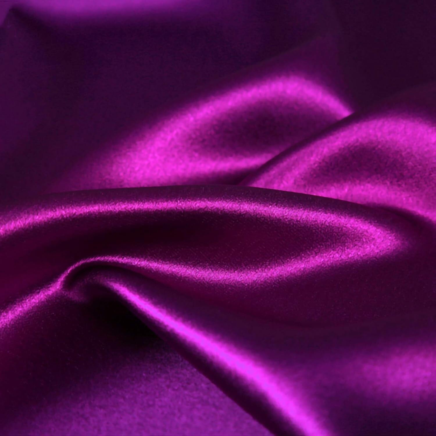 LNNW Tessuto di raso di seta largo 150 cm Materiale di rivestimento Sartoria Matrimonio Prom Tessuto di raso di seta 2 m per abbigliamento, arte e artigianato, cucitura