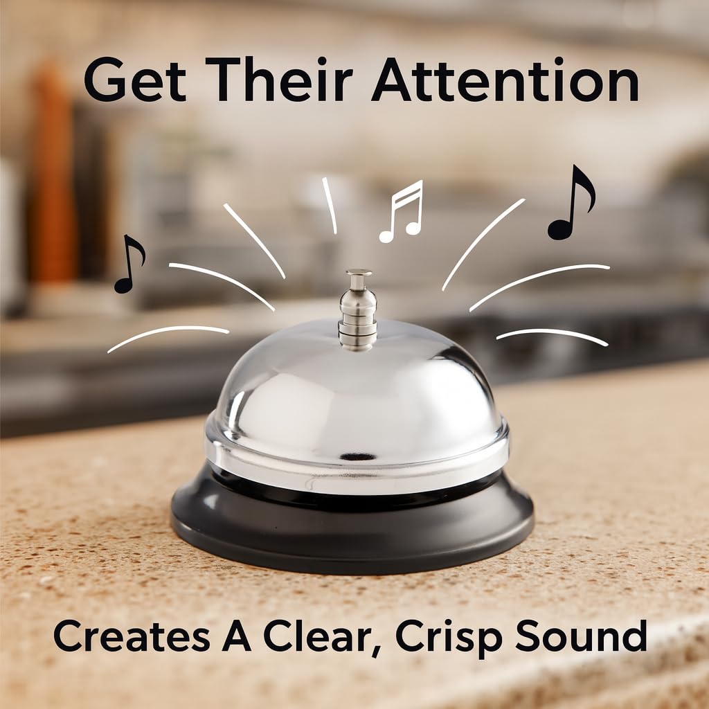 Amazon.com: HIC Kitchen Food Service Dinner Bell, 3.5-Inches x 2.5