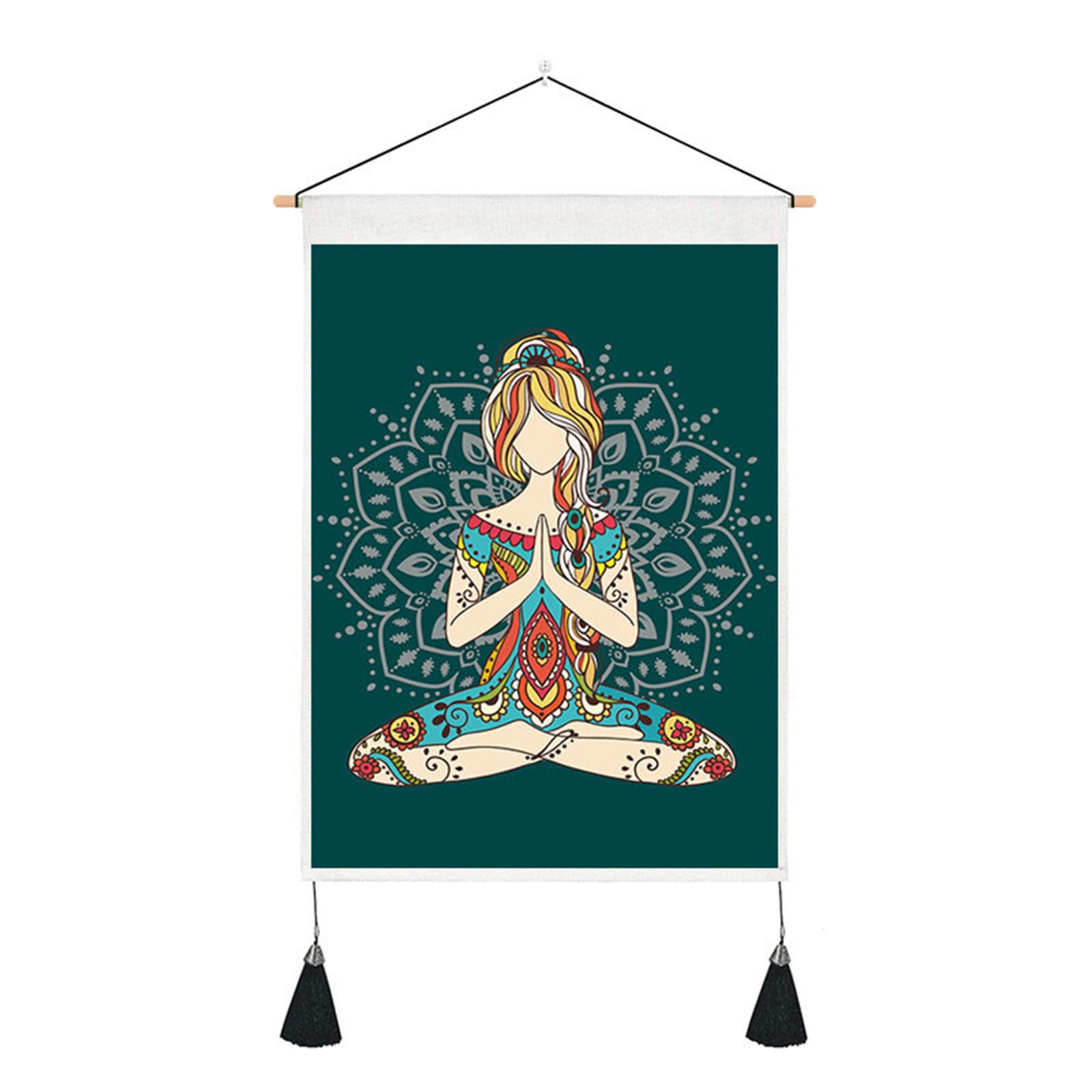 Jazuaiao Studios Wall Hanging Tapestry Wall Art for Calm Environment Durability Fabric Fading Resist Easy Installation Interior Designing Tapestry