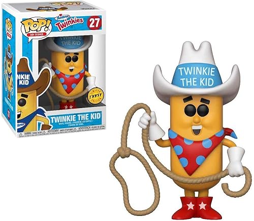 Funko Twinkie The Kid (Edición Chase): Twinkie x POP! Figura de vinilo de iconos publicitarios y 1 paquete de protector gráfico de plástico PET
